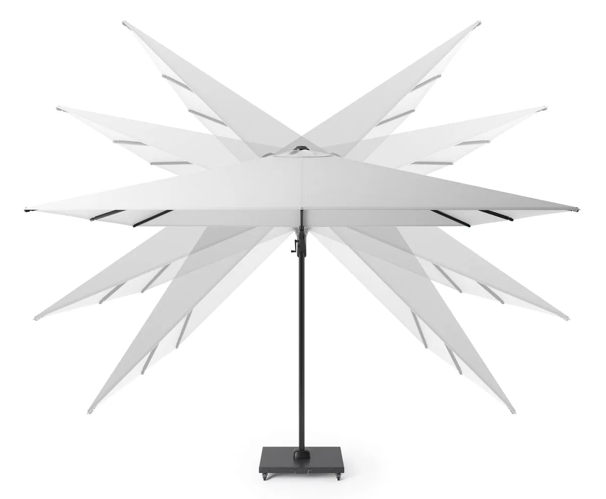 CHALLENGER T2 parasol 3.5m - antraciet/ antraciet excl. voet        ( Platinum)