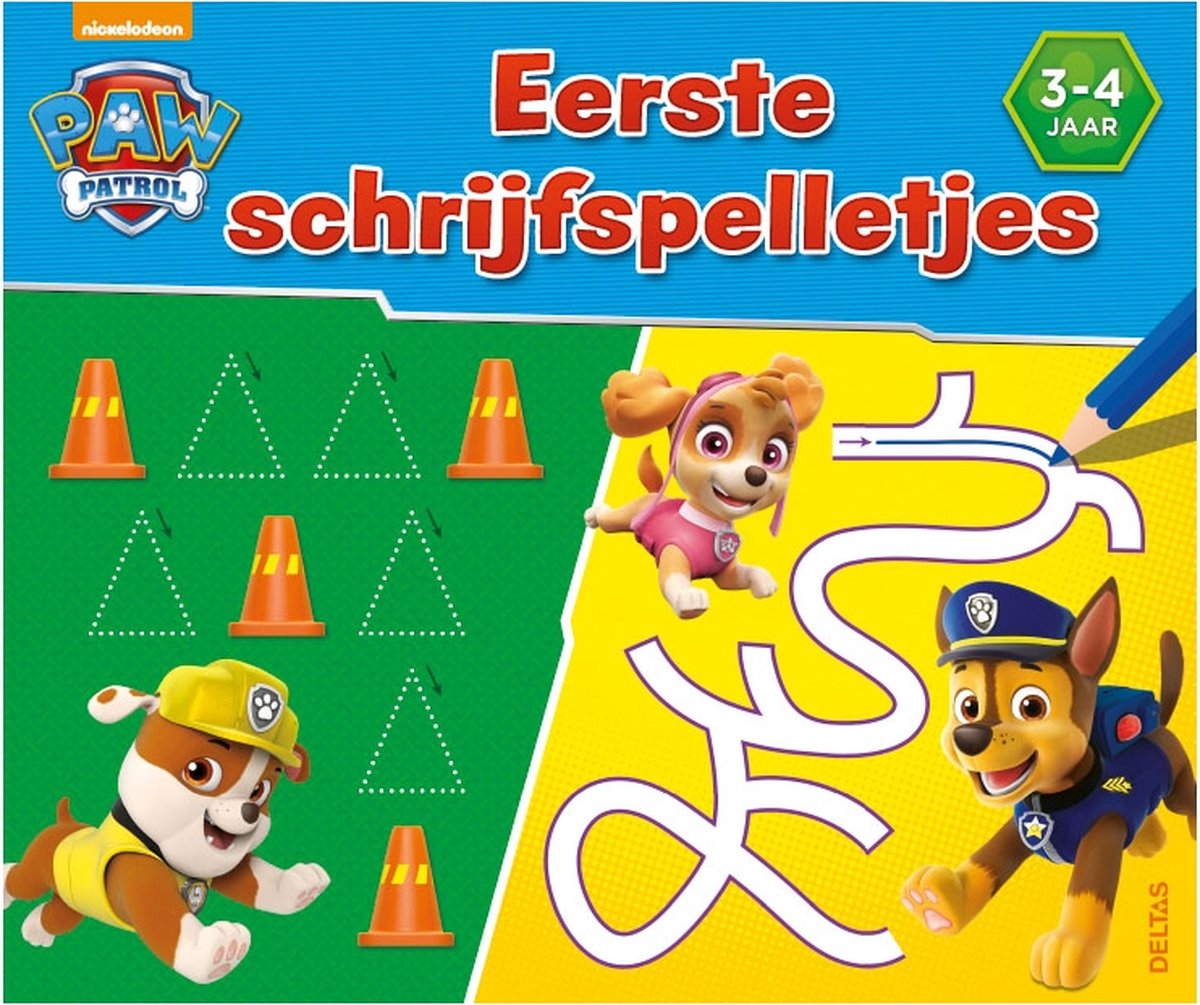 PAW PATROL - Eerste schrijfspelletjes (3/4j.)