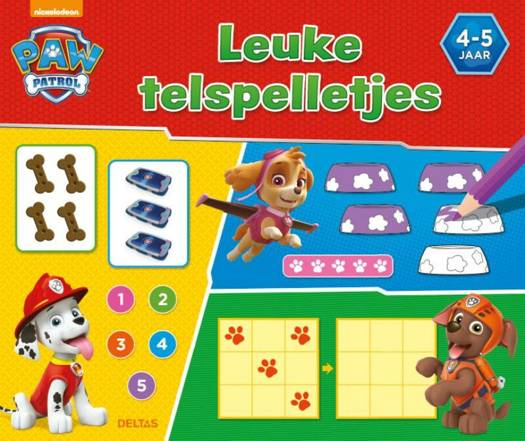 PAW PATROL - Leuke telspelletjes 4/5j