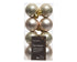 Kerstballen kunststof glans/mat mix 4cm - parel 16st.