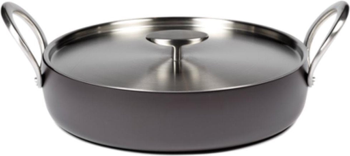 PASCALE NAESSENS Pure - Kookpot 28cm  - forged alu ebony black   TU LU/UC