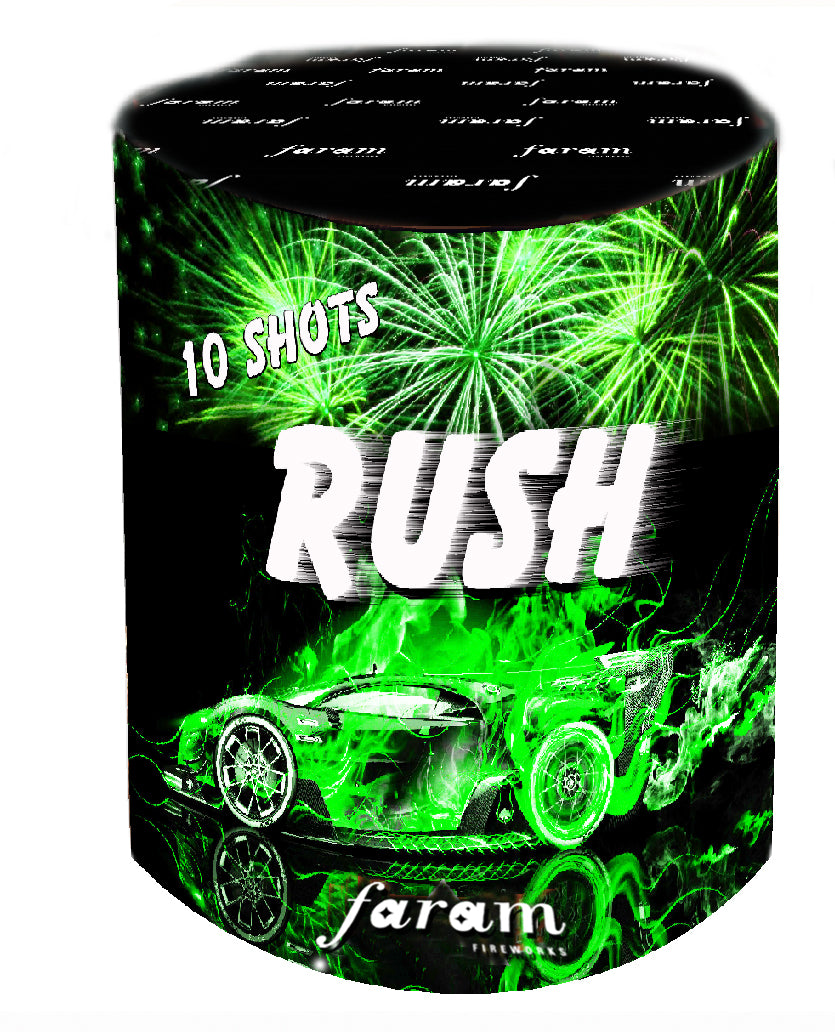 Vuurwerk Rush - 10 shots - 39,9g F2