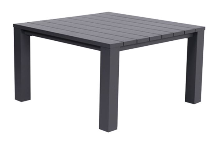 GARDEN IMPRESSIONS - CUBE Tafel lounge - 100x100x30cm- carbon / reflex black