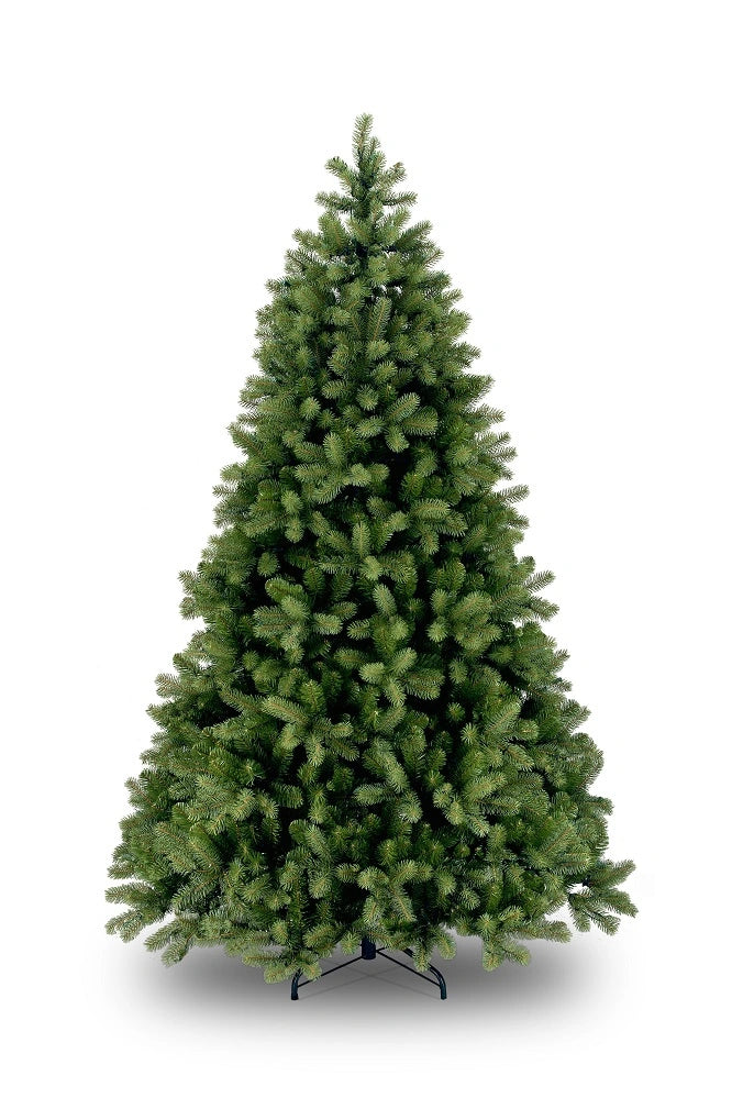 Kerstboom poly Bayberry spruce hinged - h 243cm takken vallen vanzelf open zeer handig