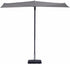 Madison SUN WAVE parasol 300x150 l.grijs TU LU