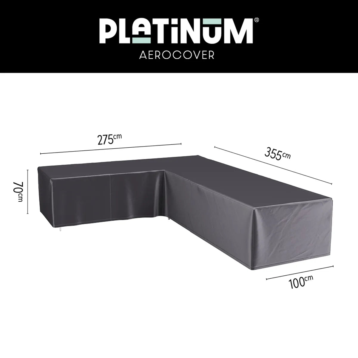 AEROCOVER Loungeset - 355x275x100x70CM links