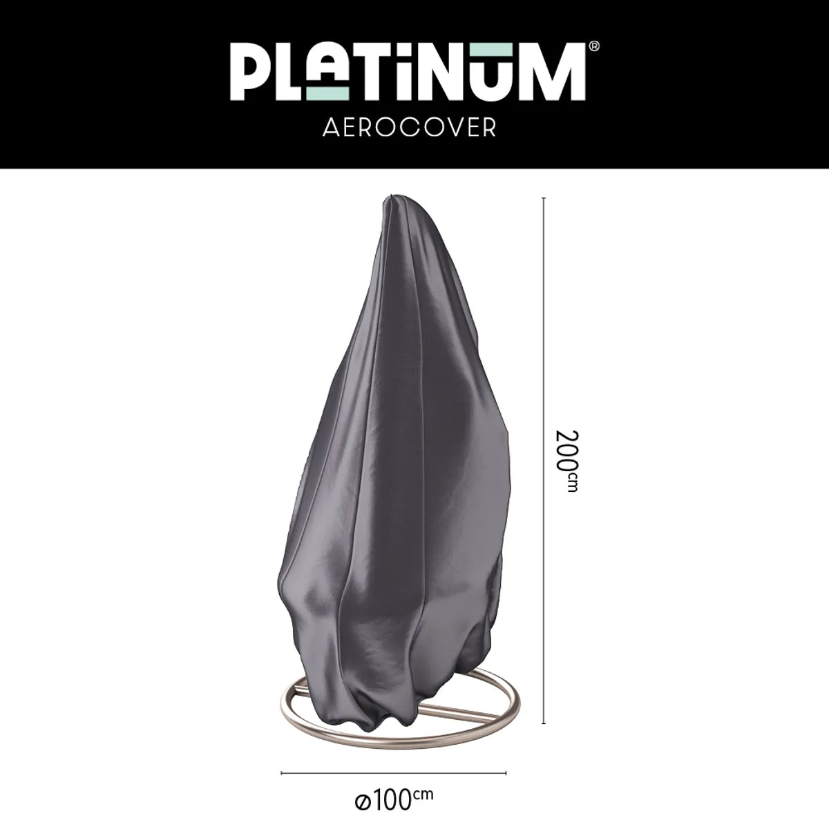 AEROCOVER hoes vr hangstoel- D100xH200cm