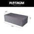 AEROCOVER Loungebank hoes - 205x100x70cm antraciet - beschermhoes voor lounge