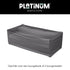 AEROCOVER Loungebank hoes - 205x100x70cm antraciet - beschermhoes voor lounge