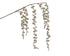 Kerstdeco wilg plastic glitters 95cm - parel