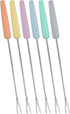 METALTEX Fonduevorken 6stuks - pvc handv at inox vork