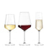 Leonardo PUCCINI - Glazen set 12dlg TUTU 3 champagne, 4 rode & 4 witte wijnglazen