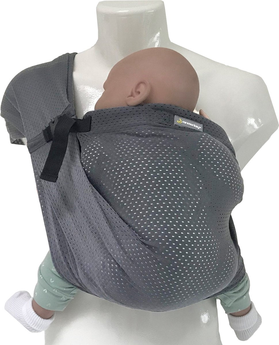 MINIMONKEY Mini sling draagzak - grijs