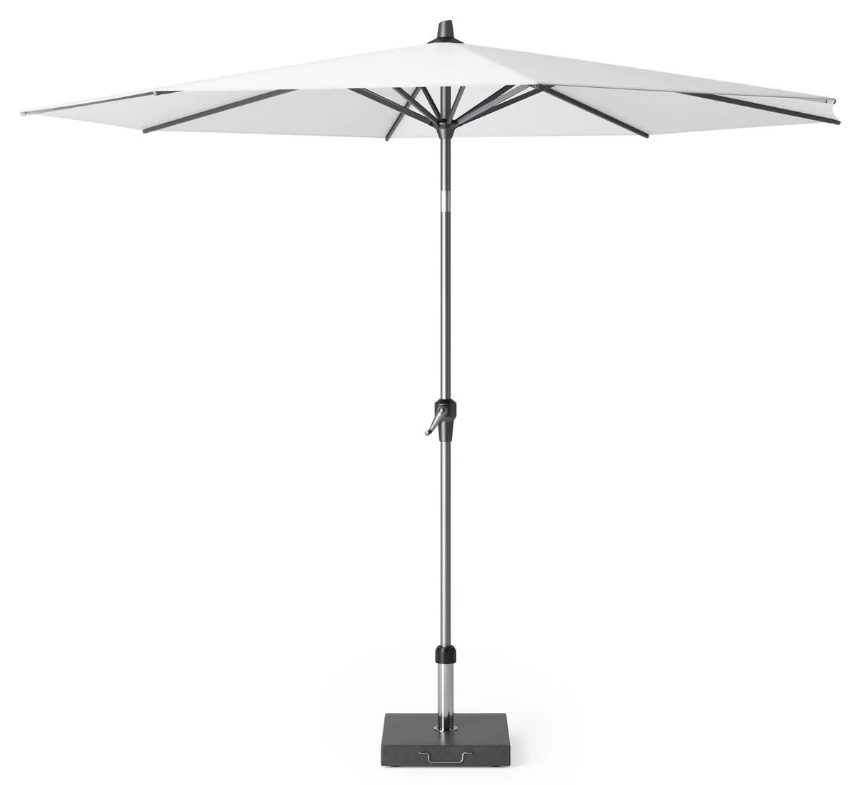 Platinum RIVA parasol 3m - wit/ antraciet mast excl. voet