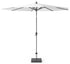 Platinum RIVA parasol 3m - wit/ antraciet mast excl. voet