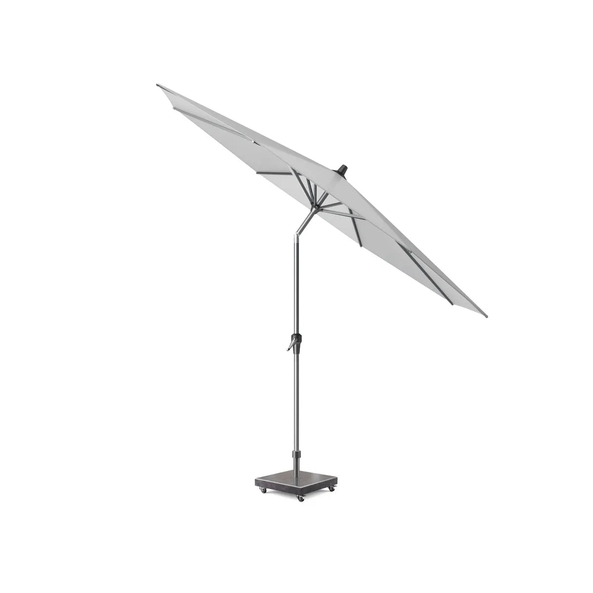 Platinum RIVA parasol dia 3m - l. grijs/ antraciet mast excl. voet