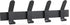 ZONE A-Hook rack kapstok 4 haken - zwart 40cmx5x11cm   ZONDEC444331822
