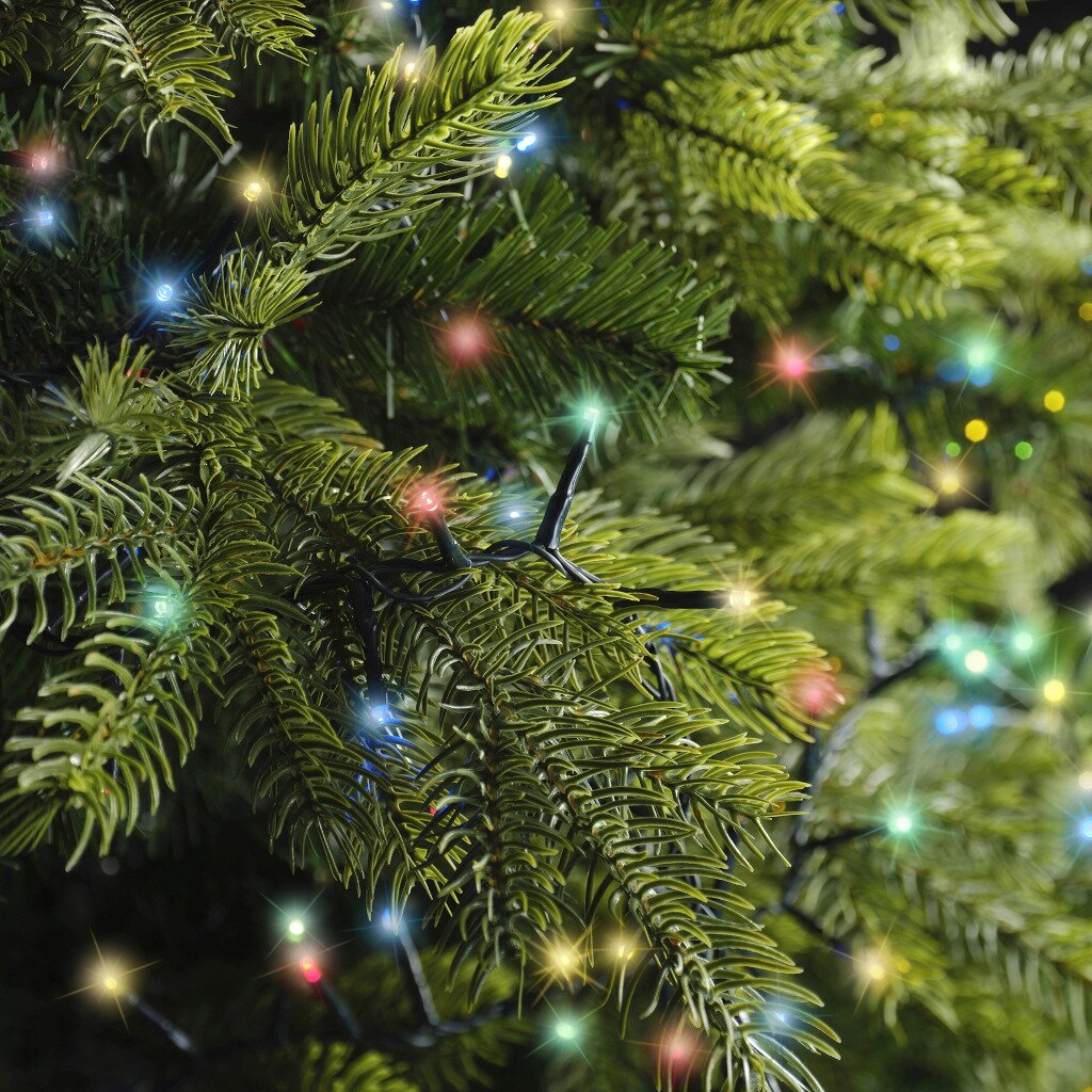 Lumineo LED compact twinkel 1100cm 500L - groen/multi - kerstverlichting