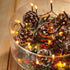 Lumineo LED durawise basic twinkel baterij 350cm 48L - zwart/warm wit - kerstverlichting