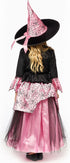 Kostuum heks m/hoed - roze - 128