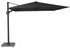 CHALLENGER T2 Premium parasol - 3x3m - jet black/ matt black excl. voet