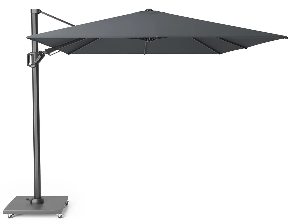 CHALLENGER T2 parasol 350x260cm - antra/ antraciet excl. voet