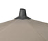 PLATINUM Riva parasol - D 4 m - zwart
