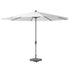PLATINUM Riva parasol - D 4 m - wit