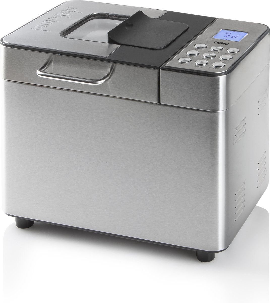 DOMO Broodbakmachine- met glutenvrij pro gramma - max. broodgewicht 1kg - 500W