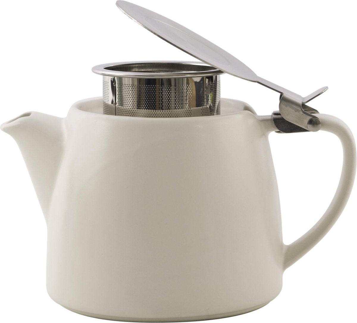 POINT VIRGULE Theepot met infuser 0.5L - mat gebroken wit