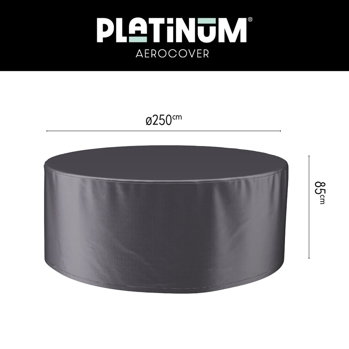 AEROCOVER Tuinset hoes - dia 250xH85cm - antraciet