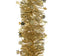 Lametta guirlande glans sterren 2.7cm - licht goud