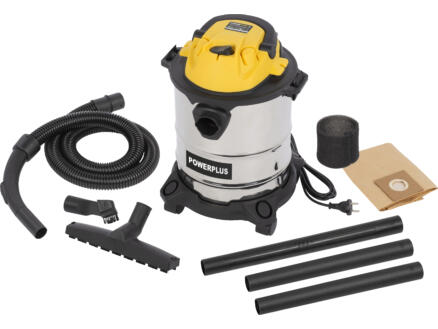 POWERPLUS stofzuiger droog/nat - 15L 1000W