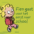 Fien gaat voor het eerst naar school S. Delacroix