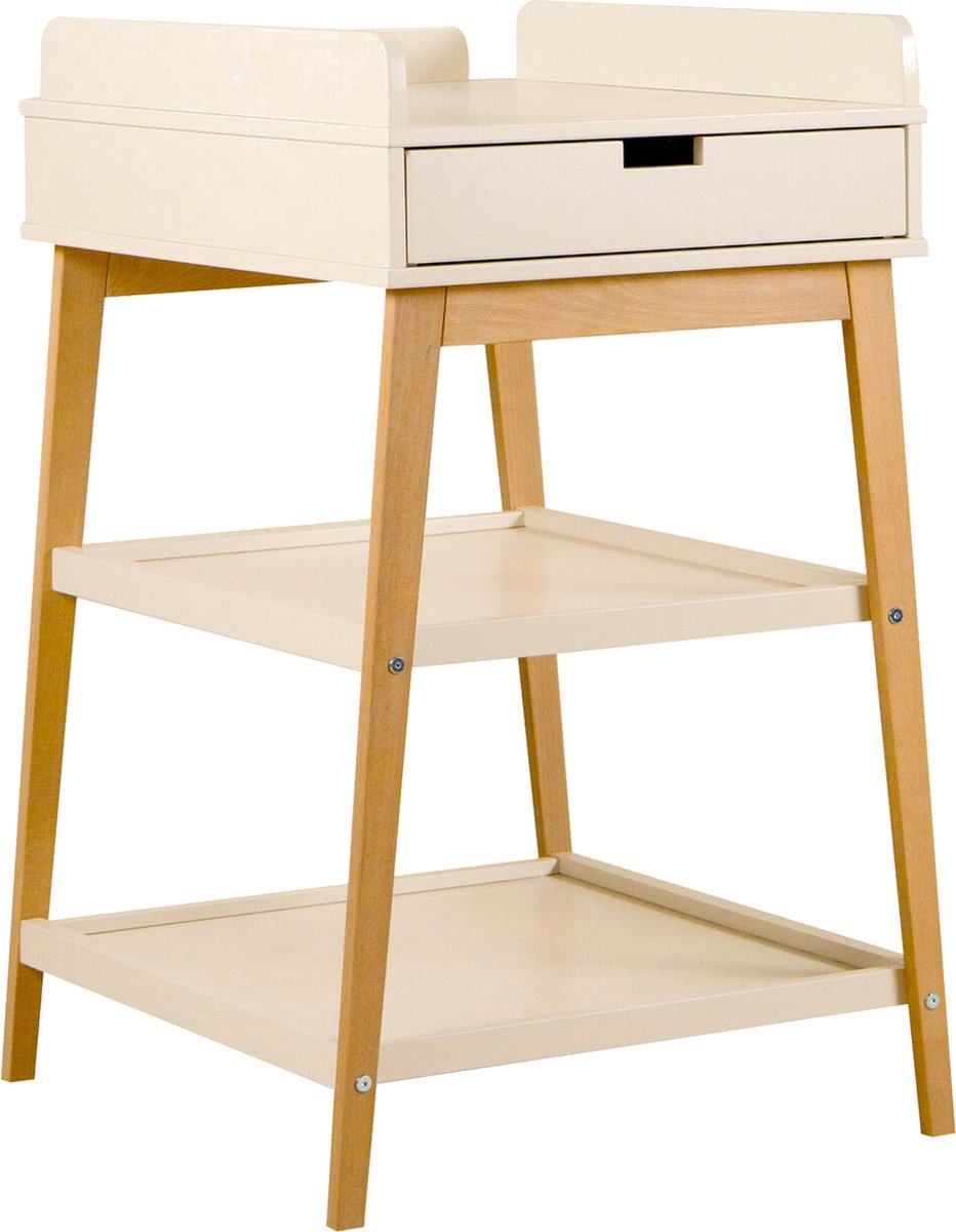 QUAX Hip luiertafel + lade - clay/ natur