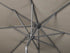 Platinum RIVA parasol D 2.5m - zwart excl. voet