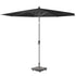 Platinum RIVA parasol D 2.5m - zwart excl. voet
