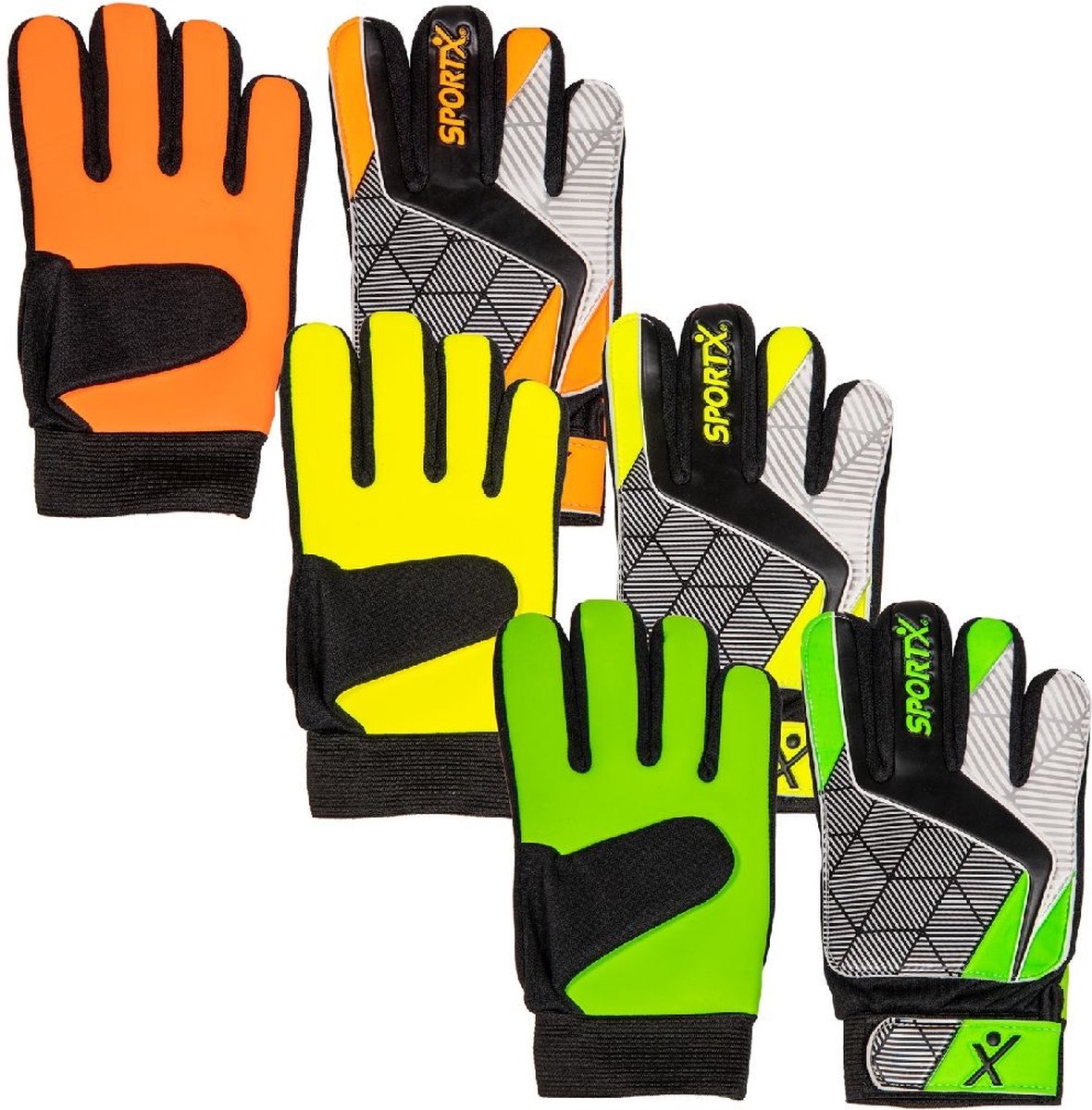 SportX Keeperhandschoenen maat 5 - 3ass. 10101458