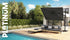 CHALLENGER T1 Premium parasol 350x350cm- doek faded black / mast antraciet