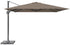 CHALLENGER T1 Premium parasol 350x350cm- doek havanna - paal antraciet excl voet