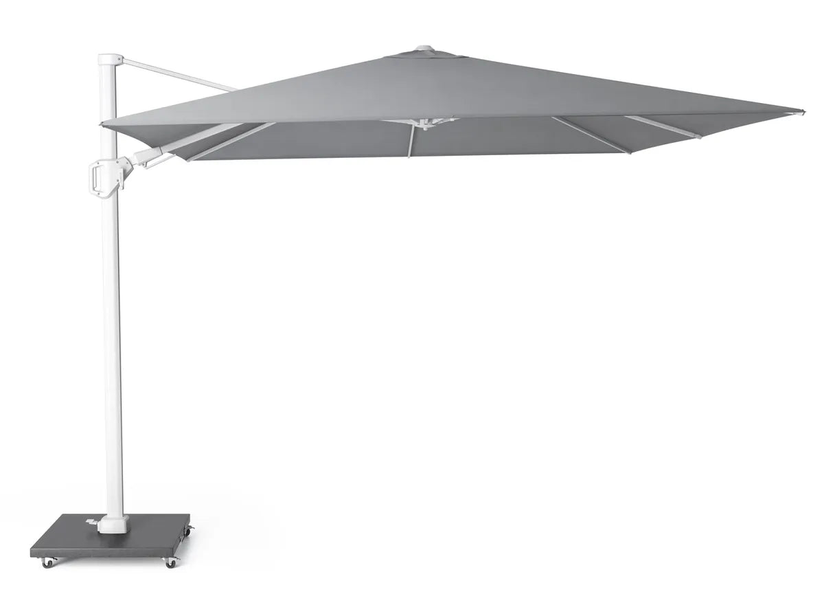 CHALLENGER T2 Premium parasol 300x300cm- manhattan/ wit excl. voet