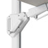CHALLENGER T2 Premium parasol 300x300cm- manhattan/ wit excl. voet