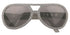 Bril disco - glitter zilver
