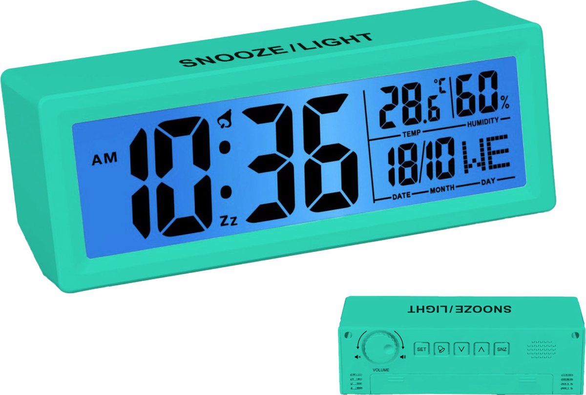 I-TOTAL Alarmklok multifunctioneel groen