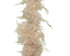 Kerst boa veer 184cm - parel