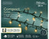 Lumineo LED compact twinkel 1600cm 750L - groen/warm wit/klassiek warm - kerstverlichting