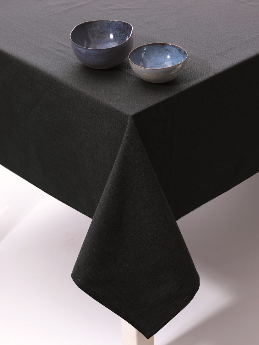 TINT Basic uni tafelkleed - 170x170cm - zwart