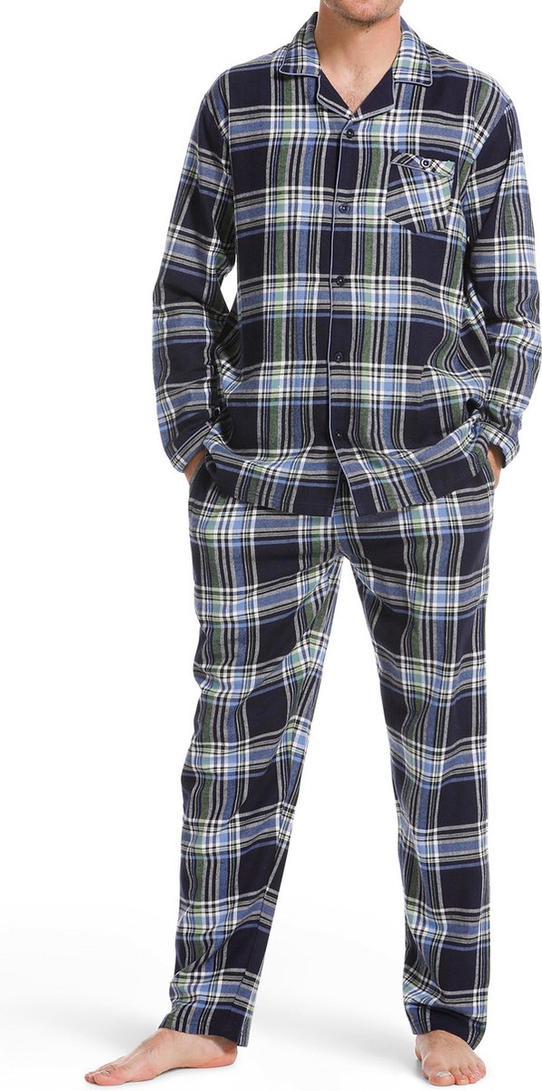 PASTUNETTE Heren pyjama - blauw - S