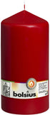 BOLSIUS Stompkaars - 20x9.8cm - rood rustiek     TU UC