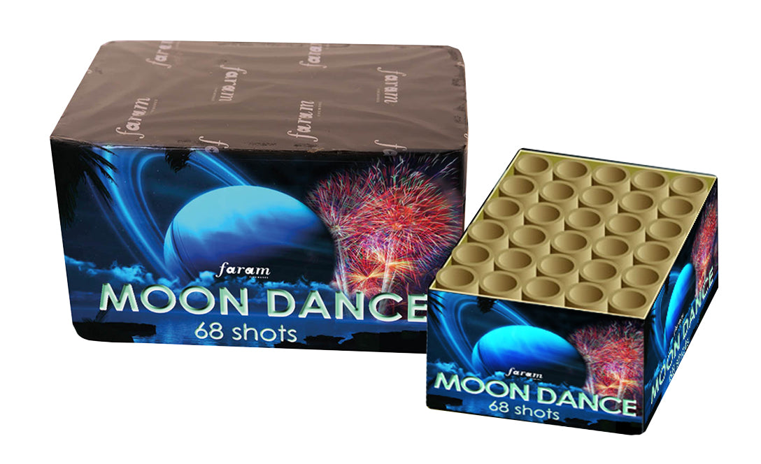 Vuurwerk Moon Dance - 68 shots - 428,4g F2 70sec